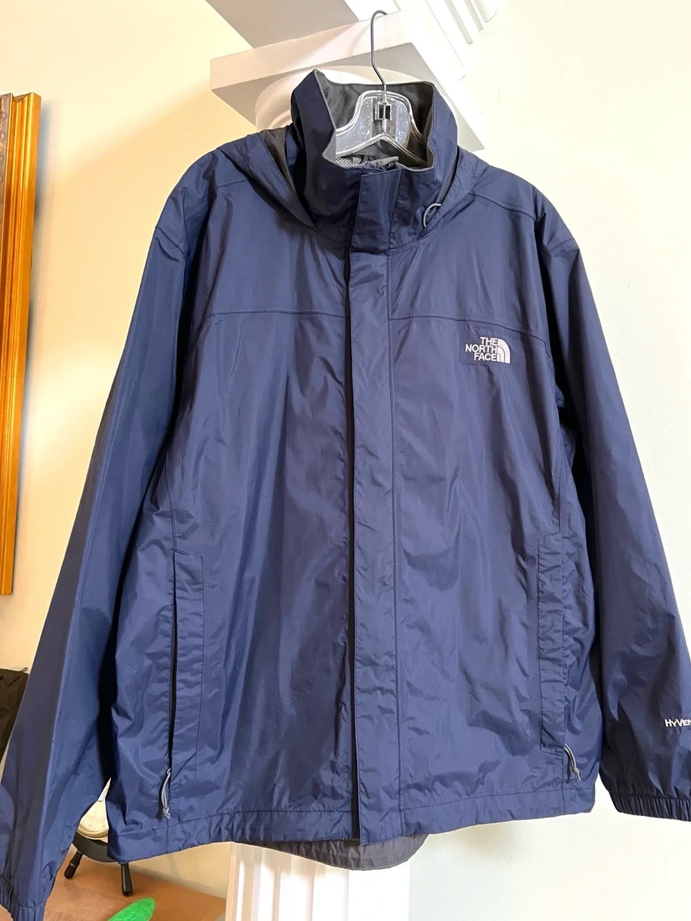 The North Face TNF Hooded Hyvent Jacket Windbreaker Gorpcore Hiking, Camping Med